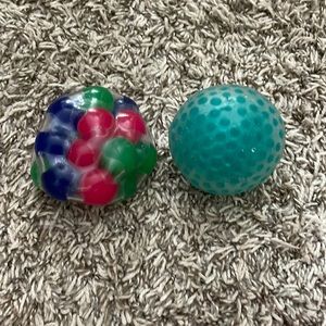 DNA stress ball and teal Orby stress ball pack